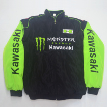 F1 racing suit tide f1 personality wind ins Wind European and American style full embroidery casual cotton suit A299