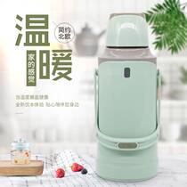 Ordinary thermoskin plastic shell household thermos insulation pot Old-fashioned student dormitory large capacity 3 2 liters