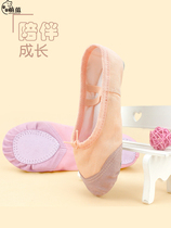 Childrens dance shoes girls dancing shoes soft-soled ballet shoes cats claw shoes canvas yoga shoes gymnastics shoes practice shoes