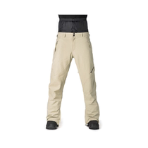 HF trend light beige high waist ski pants can wear out low crotch pants effect waterproof 15K size M-XXL Special