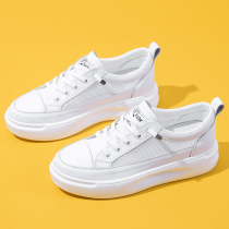 Tide brand white shoes womens 2021 summer new Korean version of the wild breathable mesh shoes net red flat casual single shoes womens M