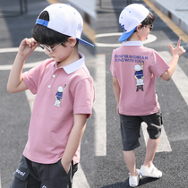 Boys summer dress suit 2022 New CUHK Scout Summer 7 Short sleeves 9 Children 10 handsome gas 12 clothes damp 15 years old