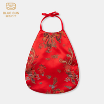 Newborn red bellyband baby male and female baby bellyband Chinese wind spring and summer thin cotton bib Four Seasons Universal