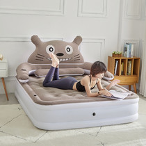  Manfuya Chinchilla inflatable mattress Household single double air cushion bed Cute cartoon portable folding bed canopy bed