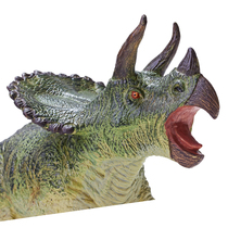RECUR small dinosaur toy plastic soft Triceratops simulation animal model