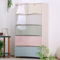 Thickened extra-large drawer storage cabinet childrens clothes multi-layer locker baby wardrobe plastic bucket cabinet