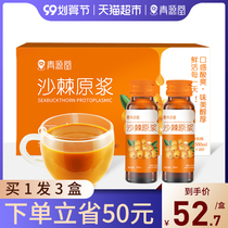 Sea buckthorn puree 100 stock solution Inner Mongolia dried fruit non-wild oil powder beverage raw juice official flagship store