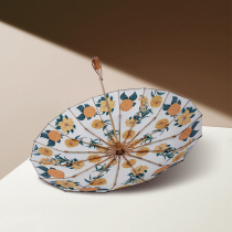 vonlilienfeld sun umbrella female 16 bone clear and rain dual-use anti-UV sun umbrella sunscreen sturdy