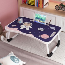 Bed small table foldable high small table board dormitory college students desk Lazy desk laptop desk