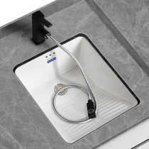 Balcony ceramic washboard laundry basin basin basin embedded with washboard basin single Basin deep sink