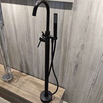  VIP Suitable for WRIGLEY TOTO Kohler all-copper ancient hot and cold floor-to-ceiling bathtub faucet Cylinder side vertical independent