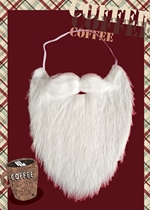 Santa Claus Beard White Event Theme Performance Jewelry Beard Dress Accessories Adult Fake Childrens Festival Event
