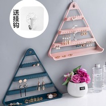 Creative jewelry display stand triangular ear ring frame home desktop earring storage rack necklace jewelry frame