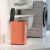 Kick and kick bucket intelligent induction high value creative home large living room kitchen light luxury trash can