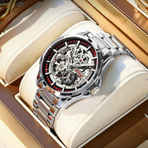  Swiss Armani watch mens automatic mechanical watch hollow top ten brands Wormhole concept brand name replacement