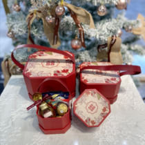 Octagonal portable candy box small red book net red explosions creative personality characteristics Chinese accompanying gift box special offer