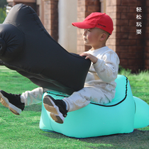 LAZYBABY Inflatable Sofa Outdoor Creative Small Sofa Portable Foldable Waterproof UV Seat