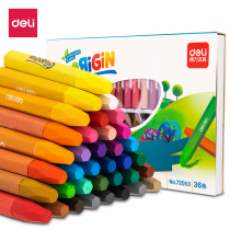 Del oil painting stick childrens pen safe non-toxic painting coloring pen 36 color 24 color 18 color 12 color set primary school students painting painting painting pen oil brush kindergarten brush color pen stationery