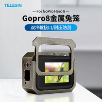 gopro9 accessories gopro9 8 osmo action aluminum alloy frame sports camera metal rabbit cage anti-fall vlog accessories dog cage all-inclusive expansion hot shoe protection