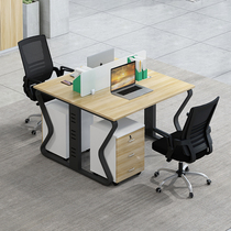 Double desk face to face duo staff table minimalist modern office holder 2 persons desk staff desk