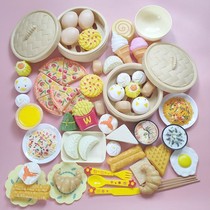 Baby home area material layout kindergarten small class area corner children go home kitchen cooking toys simulation food