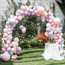 Forest outdoor inflatable wedding balloon arch outdoor wedding wedding flower door road guide site decoration rural