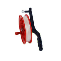 Winding board accessories New kite plastic red wheel with wire spool Hand-held wheel wire board flying equipment