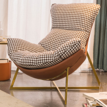 Light Extravagant Single Sofa Sloth Nordic Home Thousand Birds Gaggers Living-room Balcony Casual Little Outdoor style nets Red Sofa Couch Deck Chairs