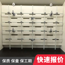 Ventilation cabinet synthetic clamp distillation grid frame test lab table stainless steel frame hook guide plate