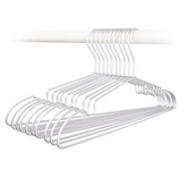 Muyin the same space aluminum incognito hanger simple and lightweight household metal clothing rack 10 pcs