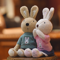 Doll rabbit plush toy little rabbit doll baby appease doll couple Rabbit Girl birthday gift