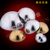 1 5mm thick stainless steel ball wall decoration hemisphere mirror bright stainless steel spherical head titanium ball
