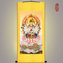 Zunti Buddhas Bodhisattva portrait Buddhist Buddhas hall hanging paintings esoteric decorative paintings silk paintings scroll paintings custom