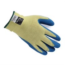 (Kkk1062) Kangsiman k1062 anti-cut gloves 10-pin dipped gloves blue glue day