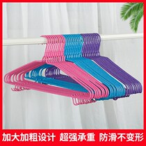 Bold hangers household thickened clothes drying support dormitory clothes hanging clothes drying hook plastic seamless adult clothes drying rack