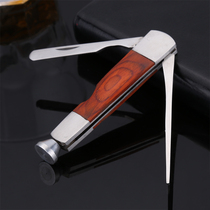 RACHING smoking set Multifunctional mahogany cigarette knife pipe cleaning tool Cigarette ribbon pressure rod needle cleaning supplies