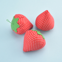 Red strawberries-type needle sewing kit accessories plug positioning the needle is inserted pins package insert needle holder needle Ball 1