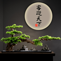 Large welcome guest loose-swing pieces bonsai swing pieces Home Ornaments Xuanguan Hotel Clubhouse Sales Office Decoration New Chinese Style