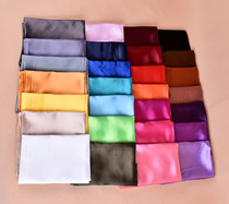 Silk towel 90x90cm headscarf silk silk pure color color large square silk cloth