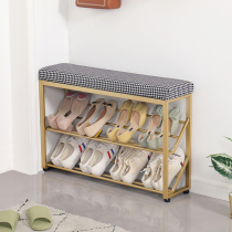 Simple household shoe rack ultra-thin provincial space Nordic light luxury home change shoe stool multifunctional shoe cabinet stool integrated