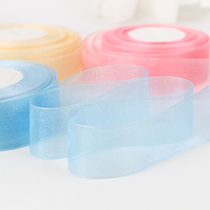4cm snow yarn with snow spinning with flowers floral packaging silk with universal hook hat cake box gift box decorated silk