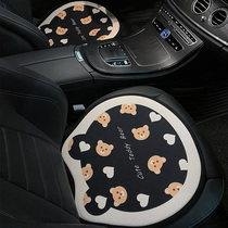 Car Cushions Monolithic Nets Red Summer Cool Cushions Linen Summer Rear Seats Ventilated All Season Universal Goddess