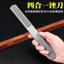 Woodworking file Hard Wood file shape file red semicircular fine tooth coarse tooth Wood file steel file Wood frustration knife four-in-one file