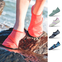 American FITKICKS sandals snorkeling beach socks non-slip soft bottom wading quick-drying diving shoes womens wrapped shoes men