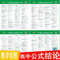High school mathematics formula wall chart college entrance examination knowledge points summary Daquan internal information poster of Hengshui Middle School