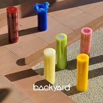 BACKYARD Smokeless Flowering Scented Candle Creative Spring and summer Flowering Scented Scented Candle Souvenir