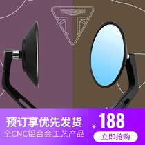 Taiwan direct mail triumphant Rocket3 mirror Rocket 3 special hand mirror modified CNC rearview mirror