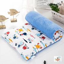 Kindergarten mattress A coral velvet B pure cotton childrens cushion cover removable siesta mattress