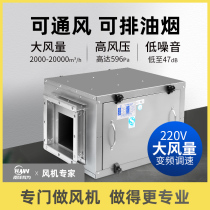Powerful silent multi-wing cabinet centrifugal fan Industrial hotel kitchen smoke exhaust fan cabinet Pipe exhaust induced draft fan
