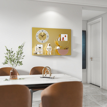 Living room wall decoration shelf bookshelf Wall hanger solid wood wall laminate shelf wall-mounted storage rack